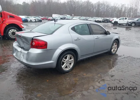 2013 Dodge Avenger Sxt из США, поврежденный, VIN 1C3CDZCB6DN619444